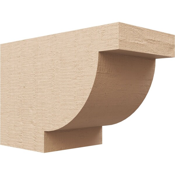 Ekena Millwork 6in. W x 8in. H x 12in. L Alpine Woodgrain TimberThane Rafter Tail, Primed Tan RFTUR06X08X12ALPRCPR - main